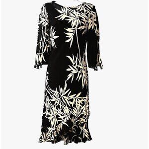 Tropical Whimsigoth Sheer Overlay Midi Dress Size‎ 4 Resort FairyGrunge Artsty